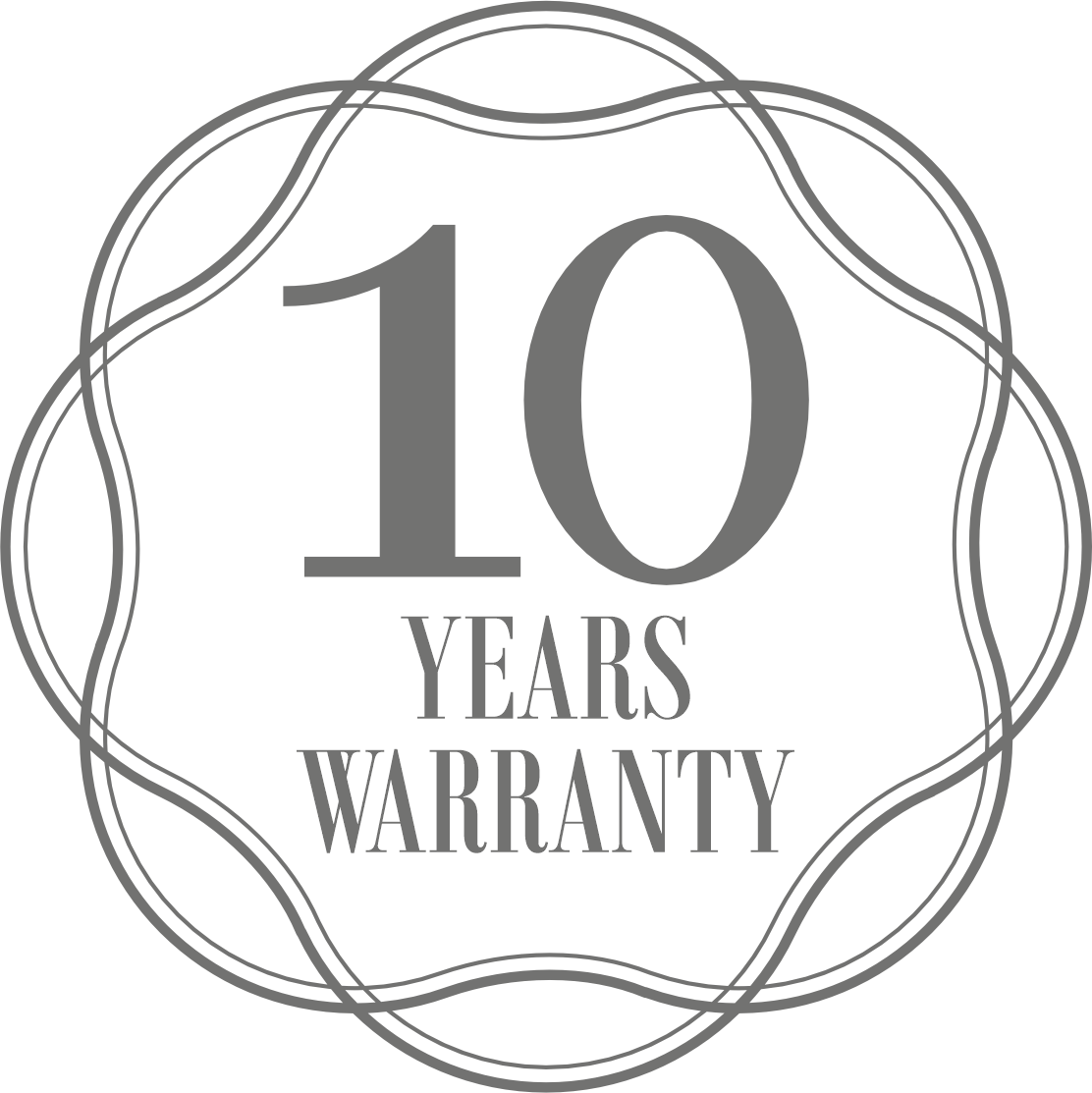 10 Years Warranty